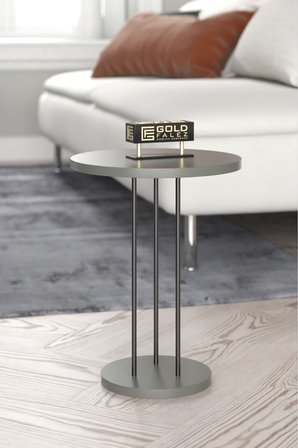 Metal Terra Zigon Ceviz Antrasit 3'lü