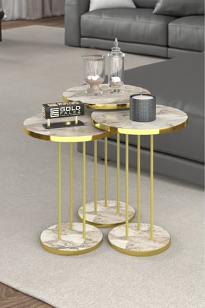 Gold Terra Zigon Efes Beyaz 3'lü