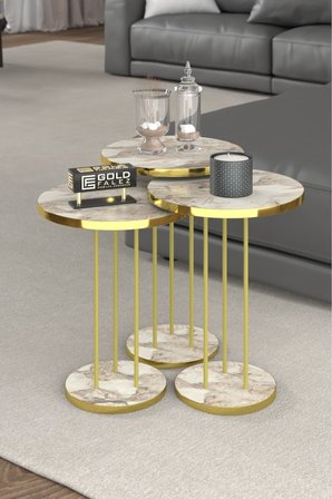 Gold Terra Zigon Efes Beyaz 3'lü