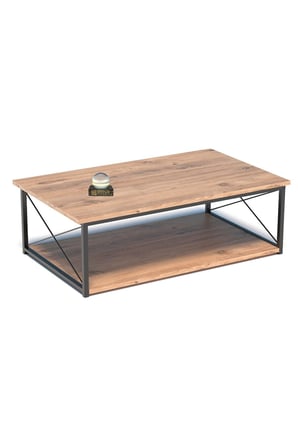 Double Orta Sehpa Ceviz 90x50 cm
