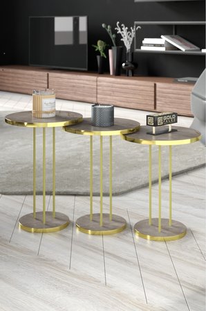 Gold Terra Zigon Çam Kahverengi 3'lü