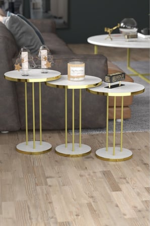 Gold Terra Zigon Beyaz 3'lü