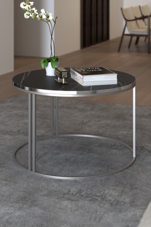 Special Orta Sehpa Bendir Siyah 70 cm