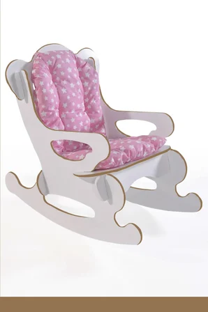 Sallanan Çocuk Sandalyesi Pembe Yıldızlı