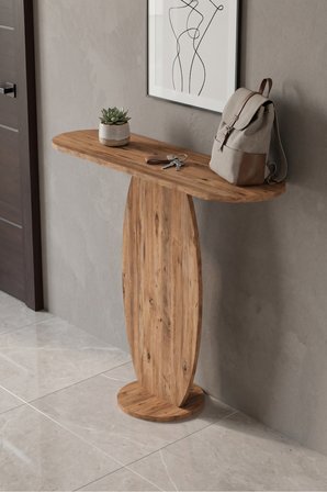 Dresuar Modern Dekoratif Antre Konsolu Giriş Hol Koridor Salon Konsol Masası 7032 Atlantik Çam