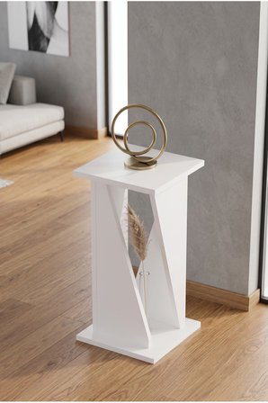 Dresuar Modern Dekoratif Antre Hol Koridor Dresuarı Konsol Sehpası 6035 Beyaz