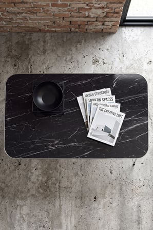 Orta Sehpa Kare Gümüş Bendir Tel