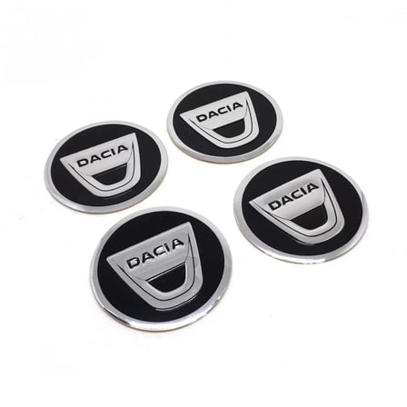 Dacia sticker Yapıştırma jant göbeği Dörtlü Takım 58 mm