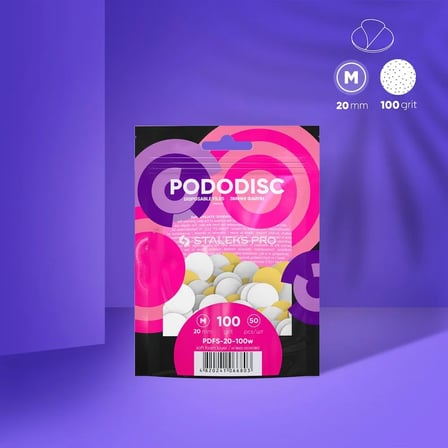 Expert 20 Pedikür Disk Törpü Yedeği - 100 Grit Yumuşak Tabanlı