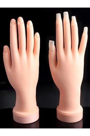 Protez Tırnak Eğitim Eli