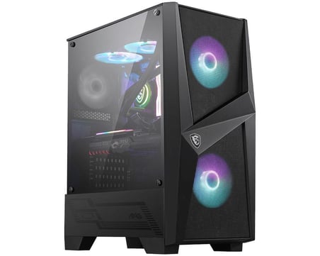 MAG FORGE 100R TEMPERLI CAM ARGB PSU YOK 2X120MM 1X120MM GAMING ATX KASA SİYAH