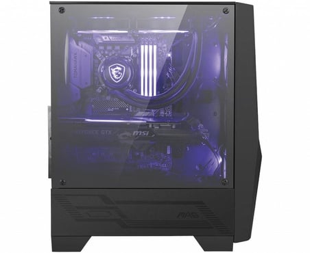 MAG FORGE 100M TEMPERLI CAM 2X120MM 1X120MM ARGB FAN PSU YOK GAMING SİYAH KASA