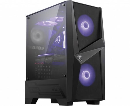 MAG FORGE 100M TEMPERLI CAM 2X120MM 1X120MM ARGB FAN PSU YOK GAMING SİYAH KASA