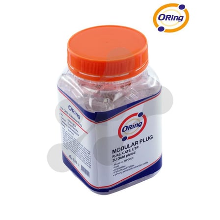 MPC6U3 CAT6 PLUG U/UTP RJ45 ALTIN UÇ KONNEKTÖR 100 LÜ PAKET