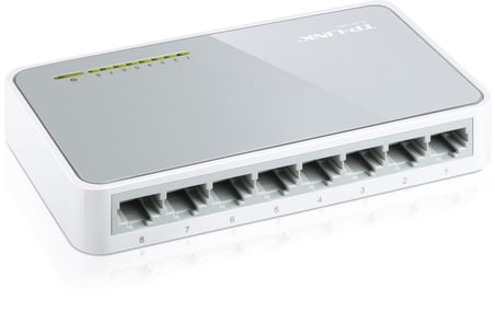 Tl Sf1008D 8 Port 10/100 Plasti̇K Kasa Switch