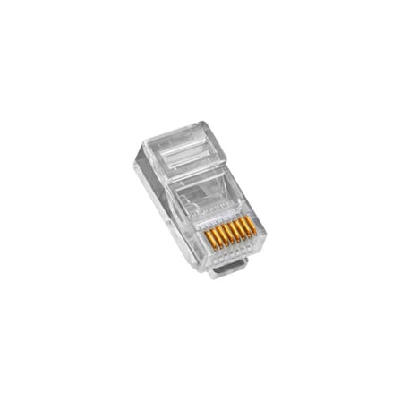 MPC6U3EZ CAT6 PLUG U/UTP EZRJ45 YENİ NESİL ALTIN UÇ KONNEKTÖR 100 LÜ PAKET