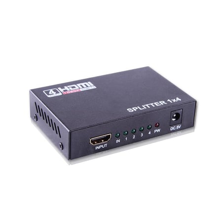 Q-SPL4 FULL HD 1 GİRİŞ 4ÇIKIŞLI HDMI SPLITTER (SİNYAL ÇOĞALTICI)