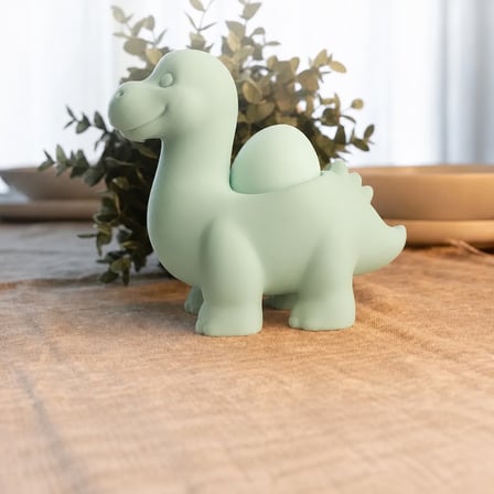 3D Baskı Dinozor Yumurtalık - Sevimli Eggosaurus Yumurta Tutucu-Mint