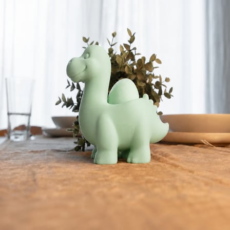 3D Baskı Dinozor Yumurtalık - Sevimli Eggosaurus Yumurta Tutucu-Mint