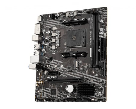 A520M-A PRO DDR4 4600MHZ 1XHDMI 1XDVI 1XM.2 USB 3.2 MATX AM4 ( AM4 5000/4000/3000 SERİLERİ İLE UYUML