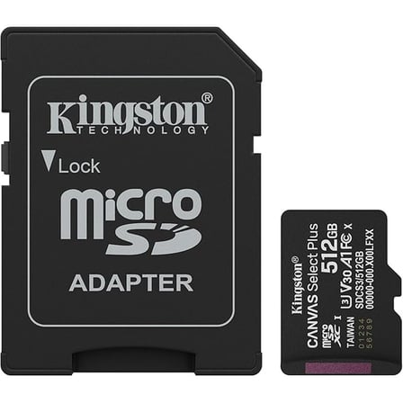 512 GB MICRO SD CL10 SDCS3/512GB