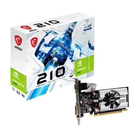 GEFORCE N210-1GD3/LP 1GB DDR3 64BIT 1XVGA 1XHDMI 1XDVI EKRAN KARTI