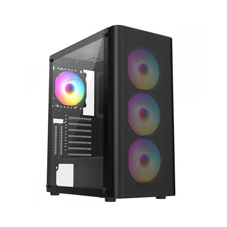 FC-9385G 550W 4X8120MM FAN SİYAH KASA