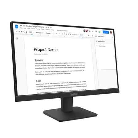 21.5 S22-4E THINKVISION 64CBKAT6TK FHD 4MS 100HZ HDMI+VGA WLED MONITOR (3 YIL GARANTİ)
