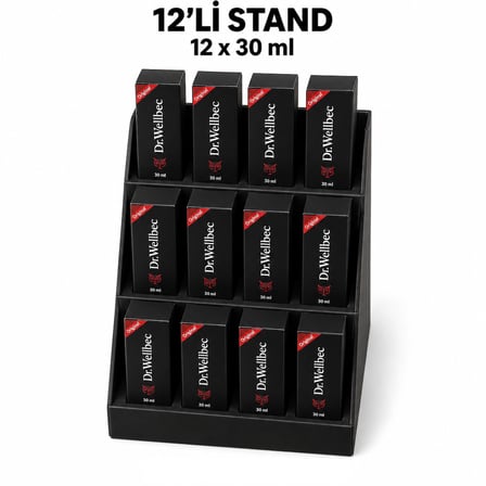 Dr. Wellbec Erkek Kişisel Bakım Spreyi 30 ml 12'li Stand