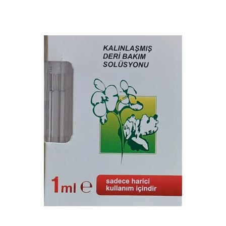 Tekli Kalınlaşmış Deri Bakım Solüsyonu - 1 ml
