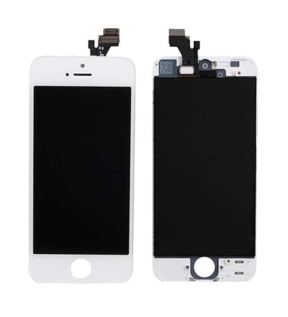 iPhone 5s Uyumlu Lcd Ekran Dokunmatik (Beyaz)