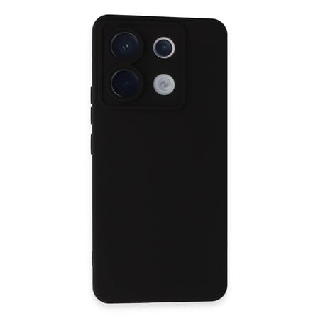 Redmi Note 13 Pro 5G Kılıf Nano içi Kadife Silikon - Siyah
