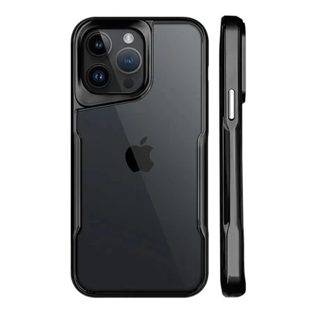 iPhone 15 Pro Kılıf Boyi Silikon Kapak - Siyah