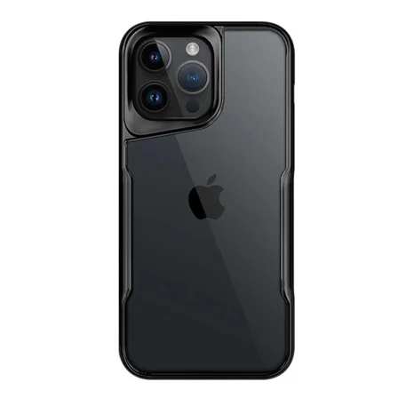 iPhone 15 Pro Kılıf Boyi Silikon Kapak - Siyah