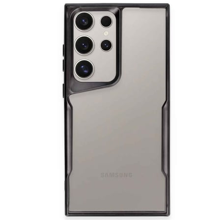 Galaxy S23 Ultra Kılıf Boyi Silikon Kapak - Siyah