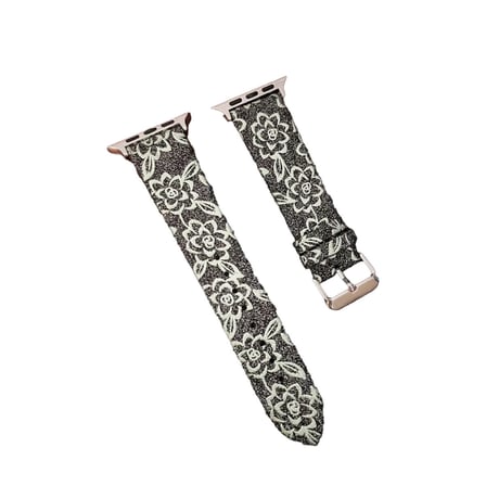 Watch 38mm Creeper Desenli Kordon - Siyah