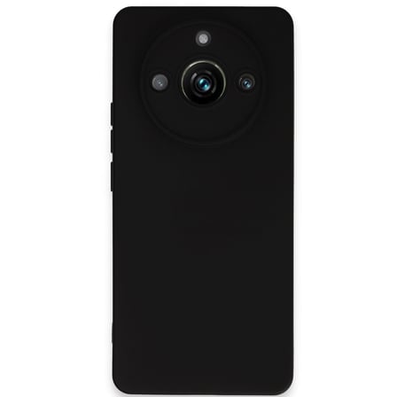 Realme 11 Pro Kılıf Nano içi Kadife Silikon - Siyah