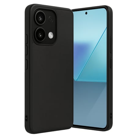 Redmi Note 13 4G Kılıf Aras Deri Kapak - Siyah