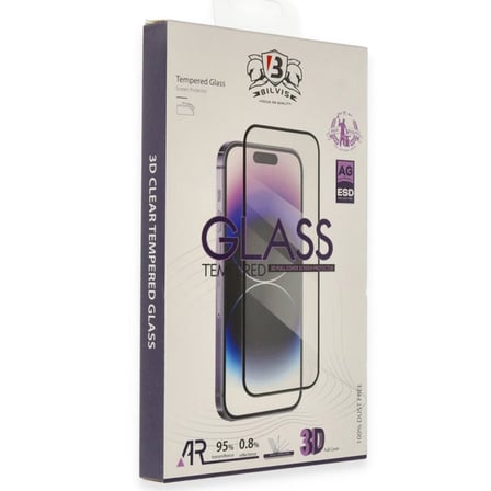 iPhone 16 Bilvis 3D Mat Cam Ekran Koruyucu