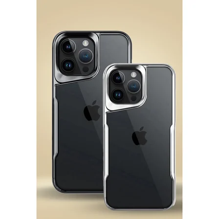 iPhone 16 Pro Max Kılıf Boyi Silikon Kapak - Siyah