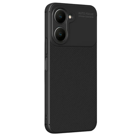 y18 kılıf auto focus karbon kapak - siyah