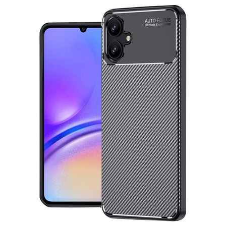 Galaxy A06 Kılıf Auto Focus Karbon Kapak - Siyah