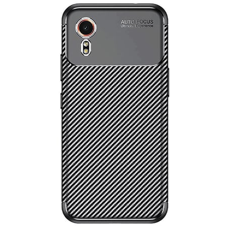 Galaxy XCover 7 Kılıf Auto Focus Karbon Kapak - Siyah