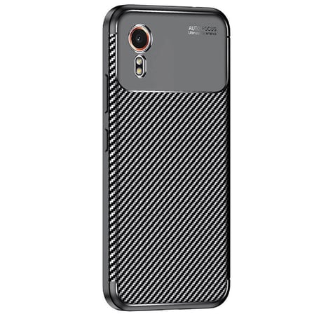 Galaxy XCover 7 Kılıf Auto Focus Karbon Kapak - Siyah
