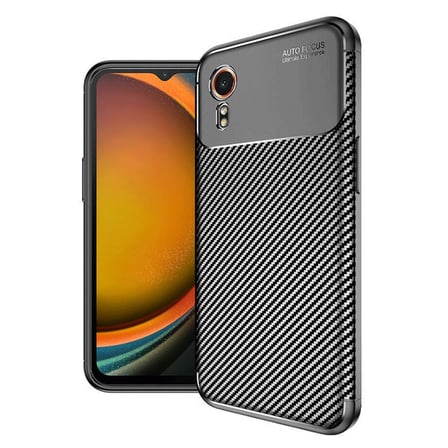 Galaxy XCover 7 Kılıf Auto Focus Karbon Kapak - Siyah