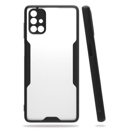 Galaxy M51 Kılıf Platin Silikon - Siyah