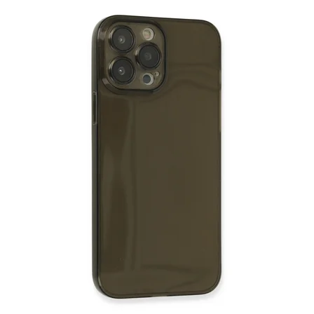 iPhone 13 Pro Max Kılıf Fly Lens Silikon - Siyah