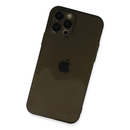 iPhone 12 Pro Max Kılıf Fly Lens Silikon - Siyah