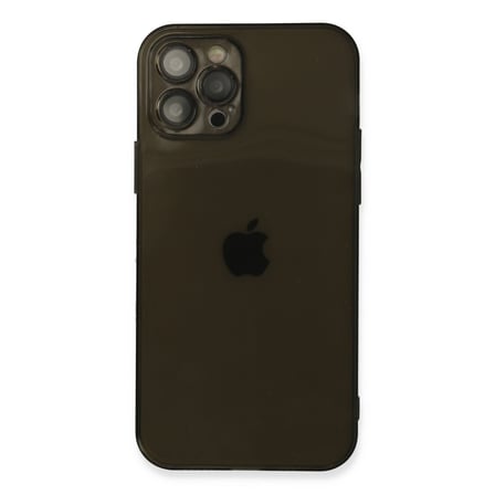 iPhone 12 Pro Max Kılıf Fly Lens Silikon - Siyah