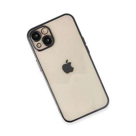 iPhone 13 Kılıf Razer Lensli Silikon - Siyah